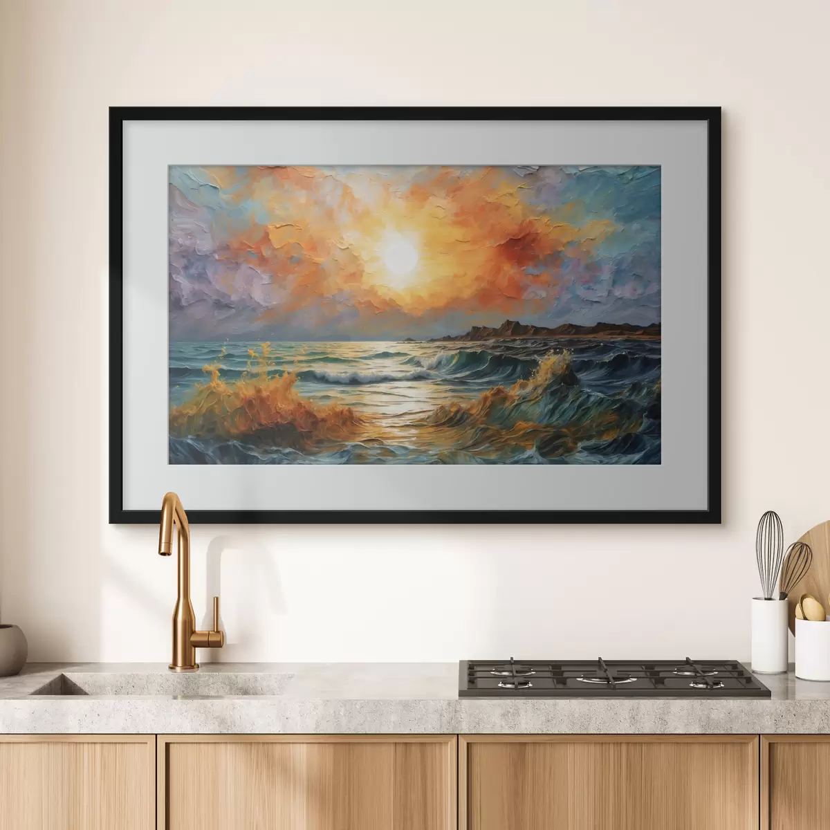 Poster La mer embrase le ciel f42920