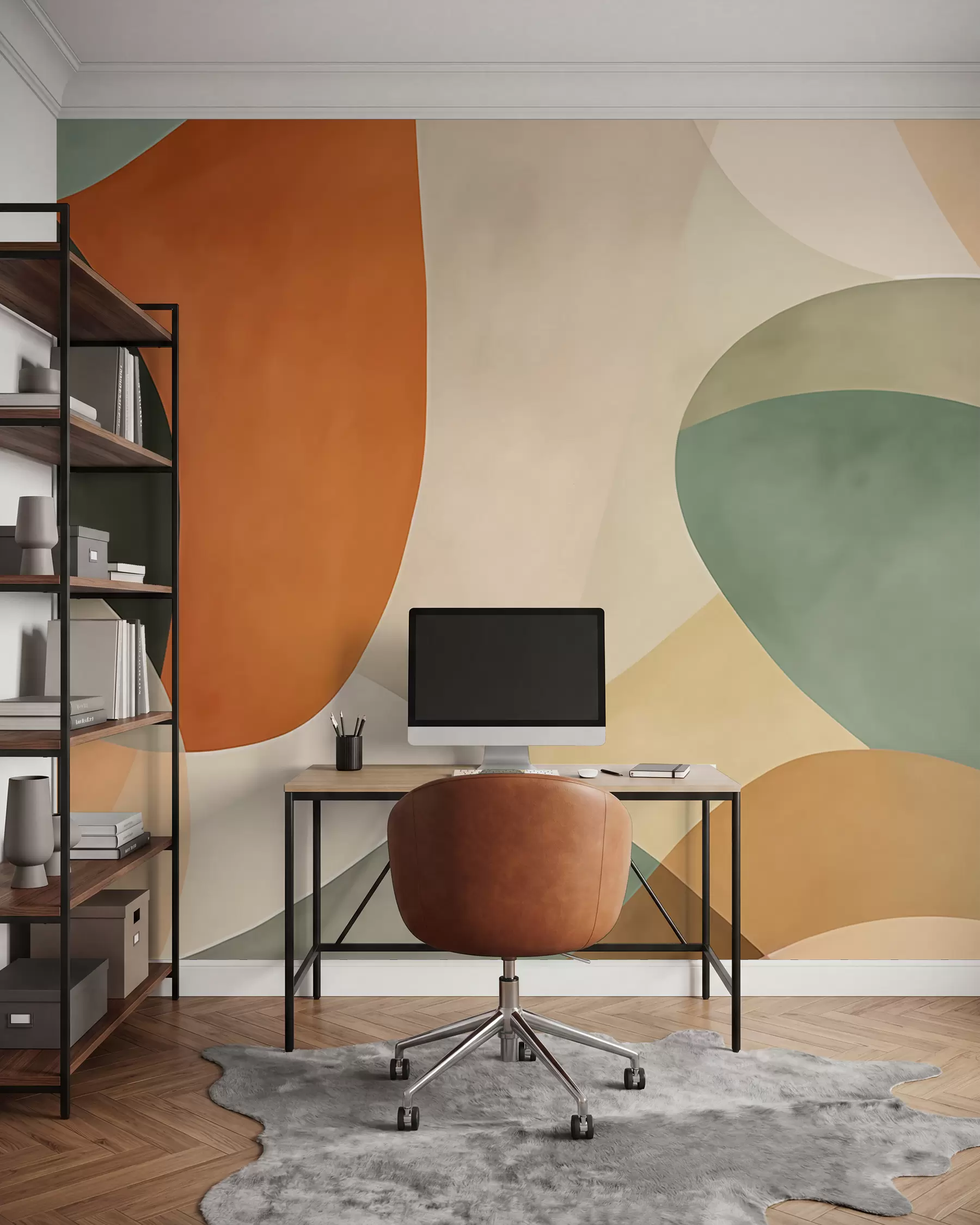 Papier peint Composition abstraite w03094
