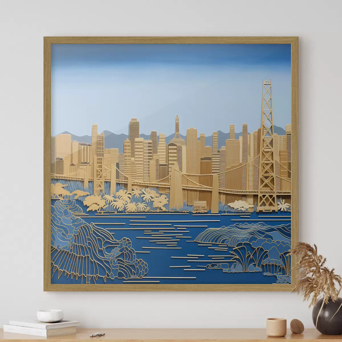 Poster Vue de la ville f42886