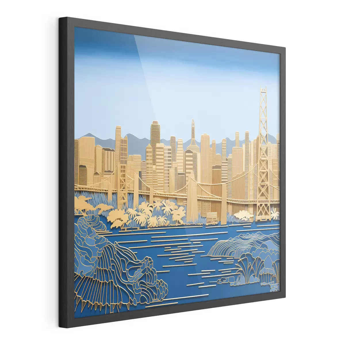 Poster Vue de la ville f42886