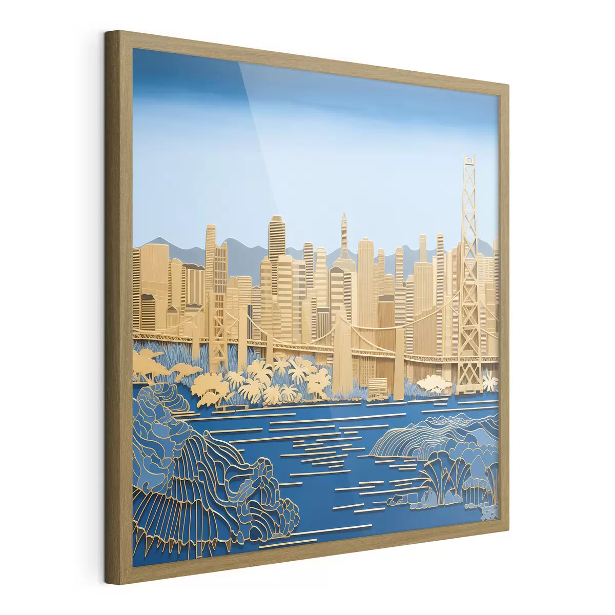 Poster Vue de la ville f42886
