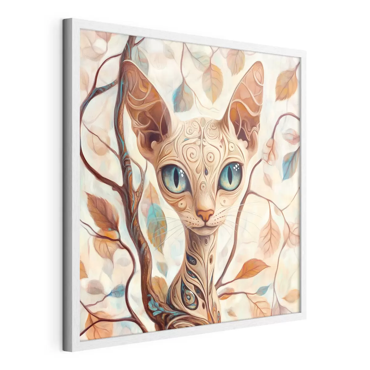 Poster Chaton et branches d'arbre f42988