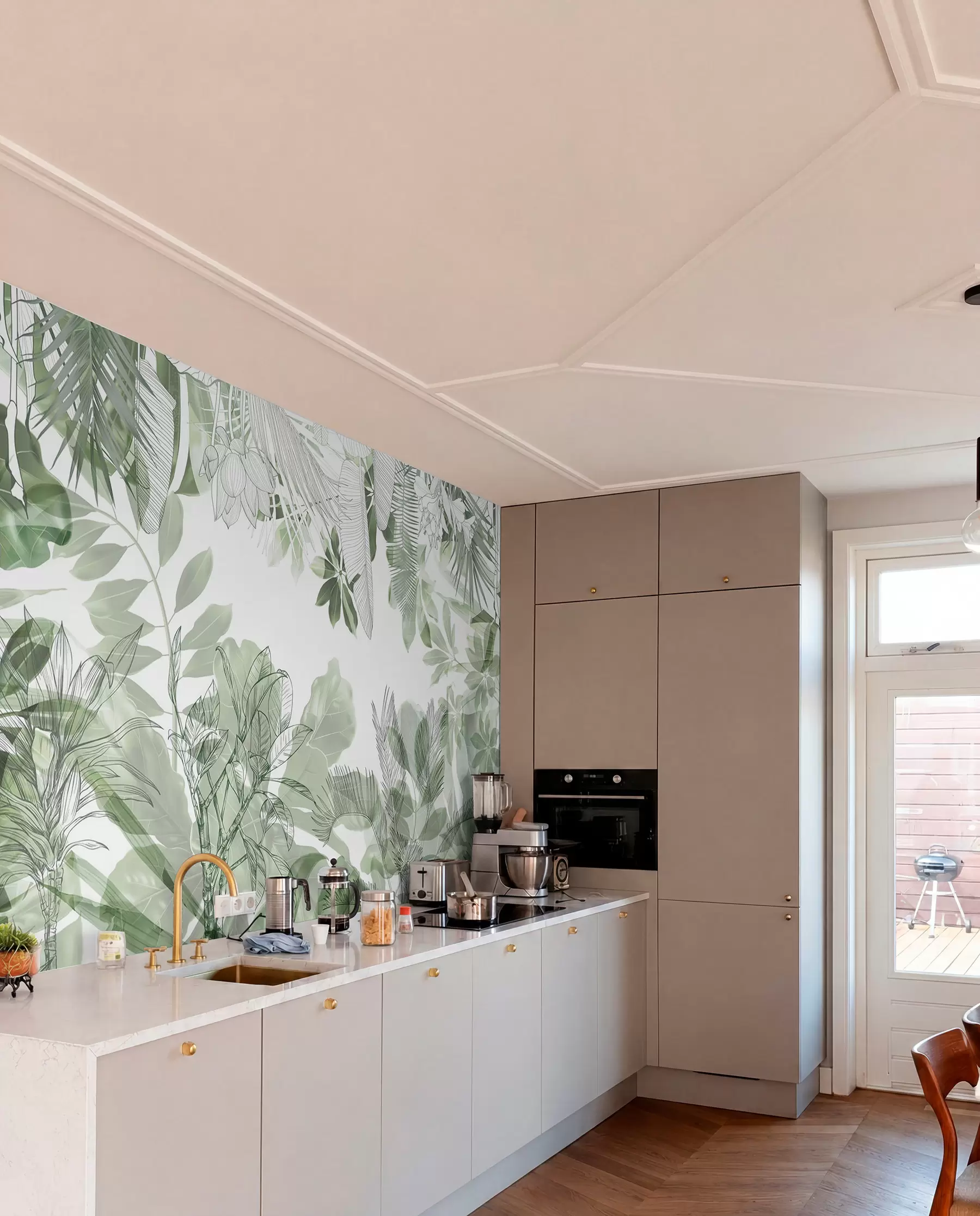 Papier peint Jungle au trait fin w08823