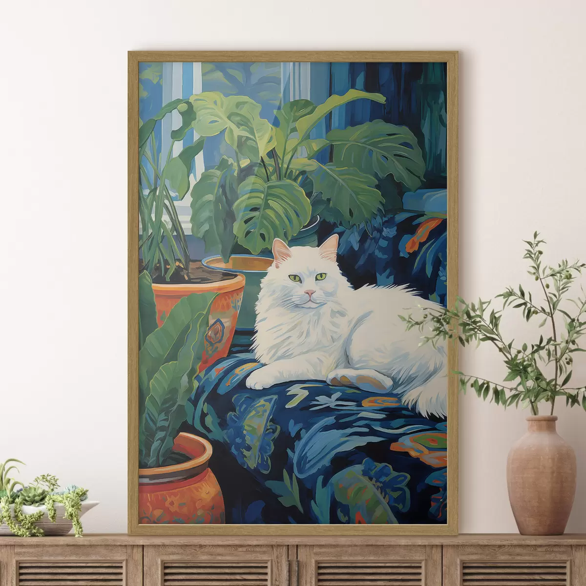 Poster Chat au royaume vert f43131