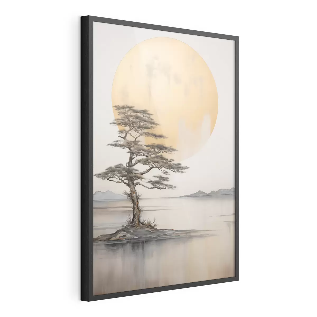 Poster Pin solitaire sous la lune f43142