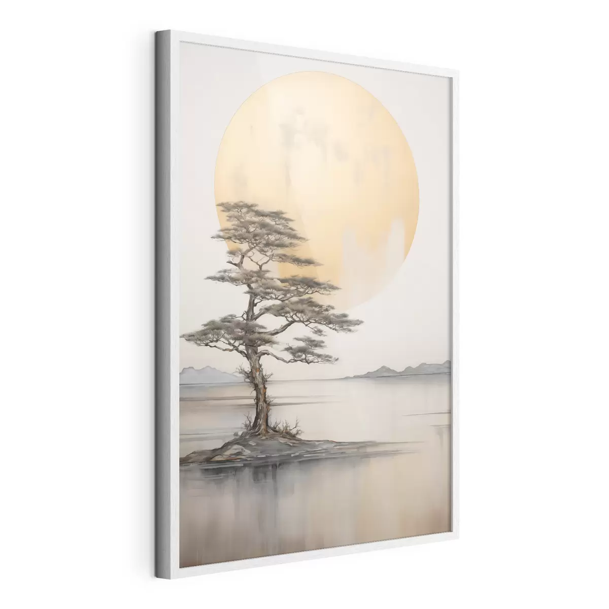 Poster Pin solitaire sous la lune f43142
