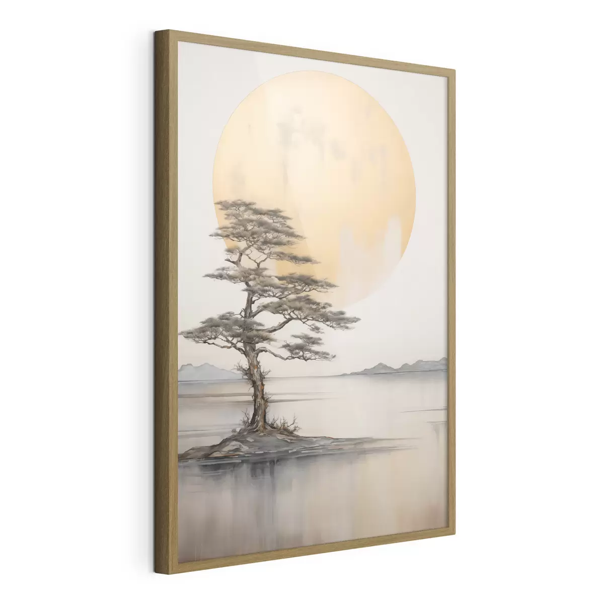 Poster Pin solitaire sous la lune f43142