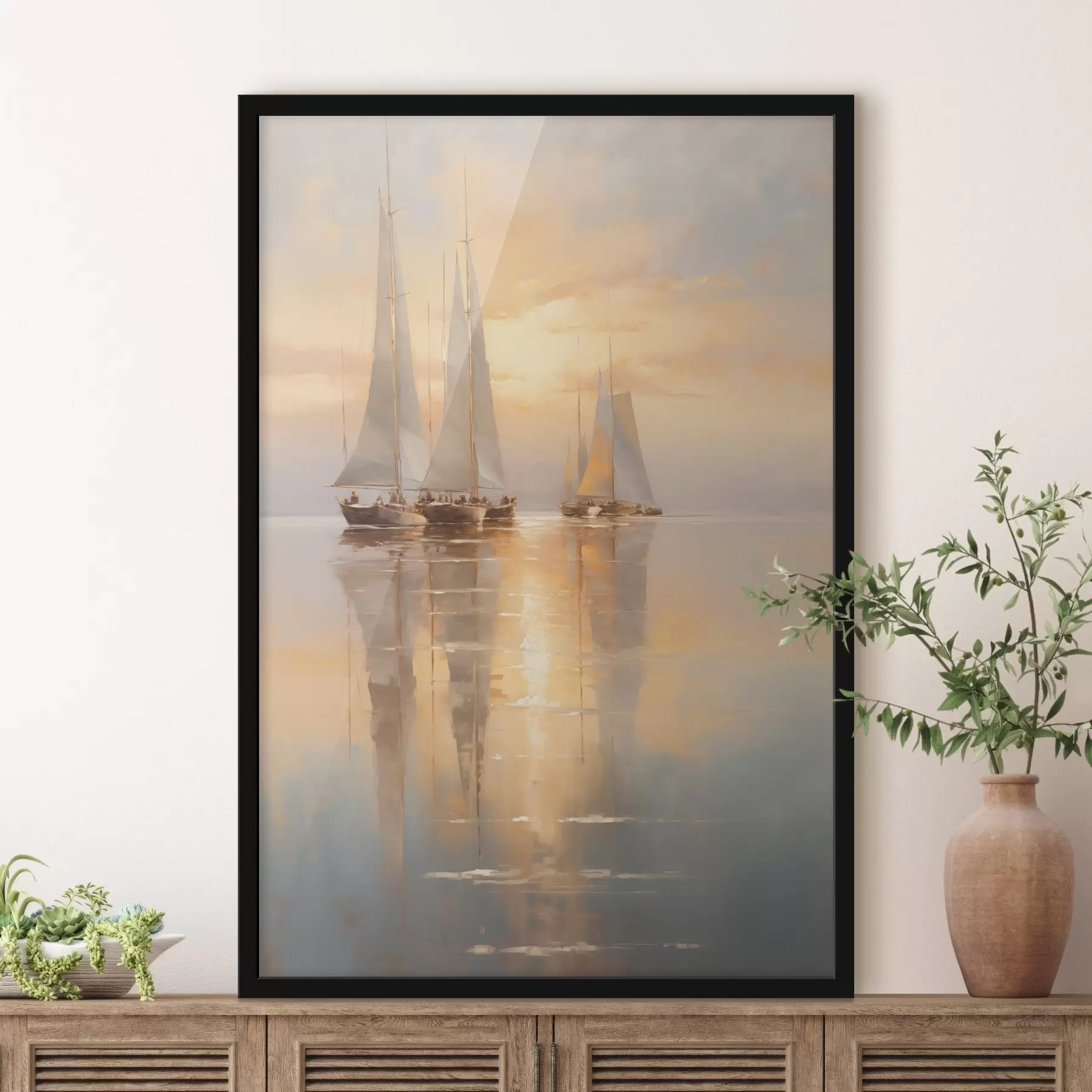 Papier peint Les voiles de l'aube f43148