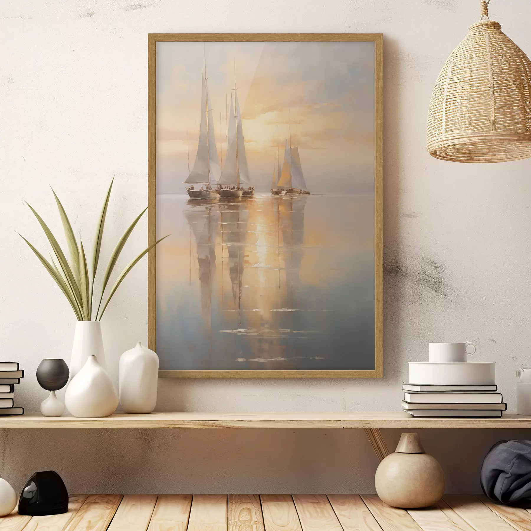 Papier peint Les voiles de l'aube f43148