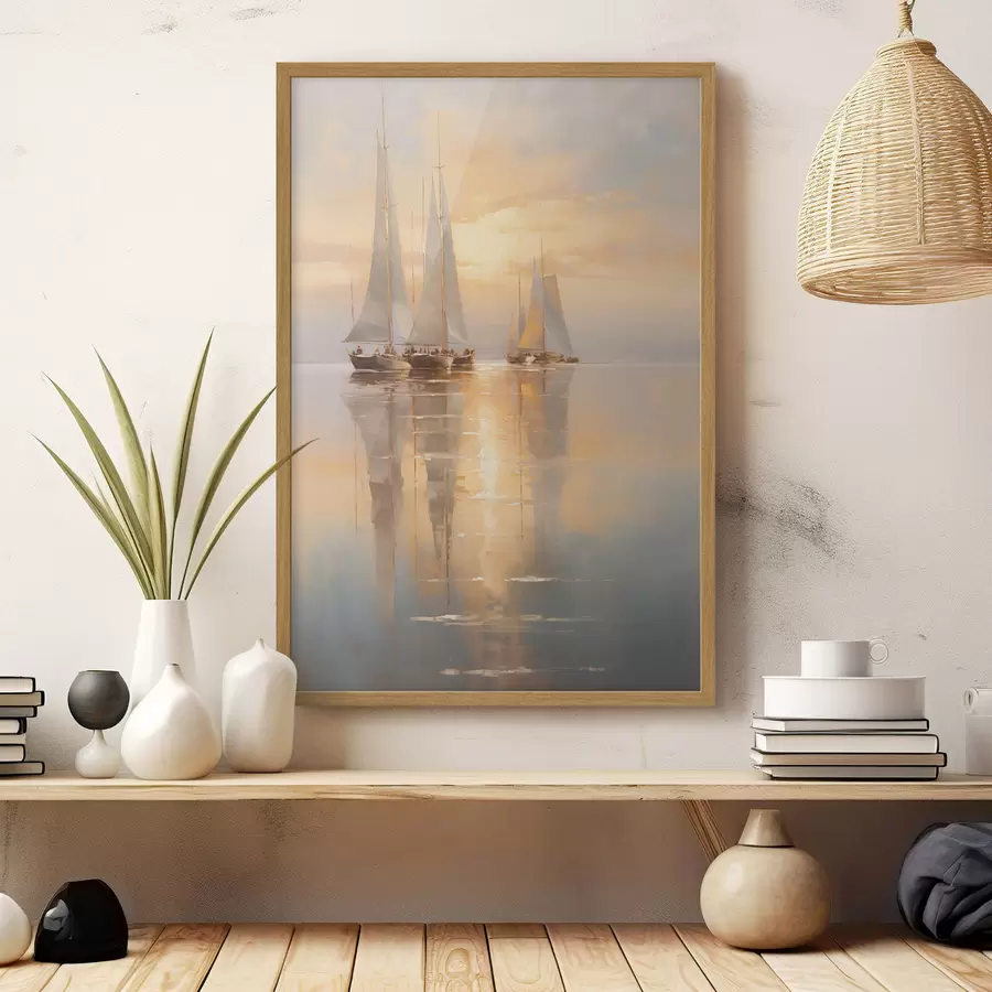 Papier peint Les voiles de l'aube f43148