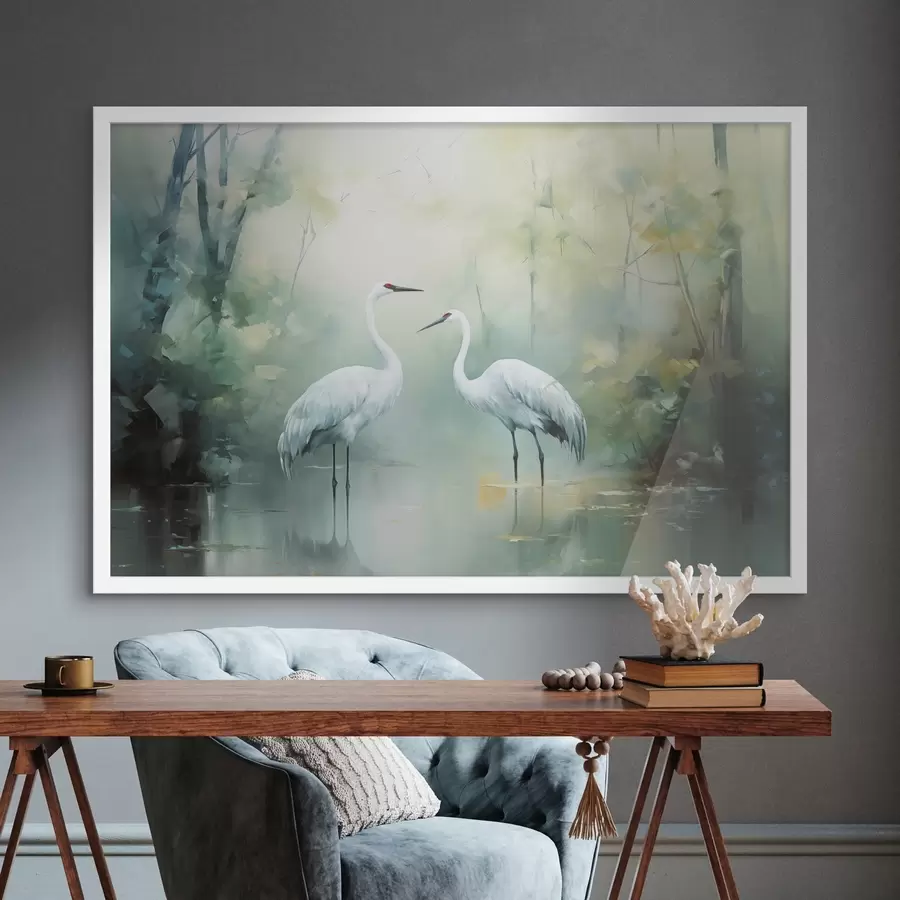 Papier peint Ensemble sous les arbres f43166