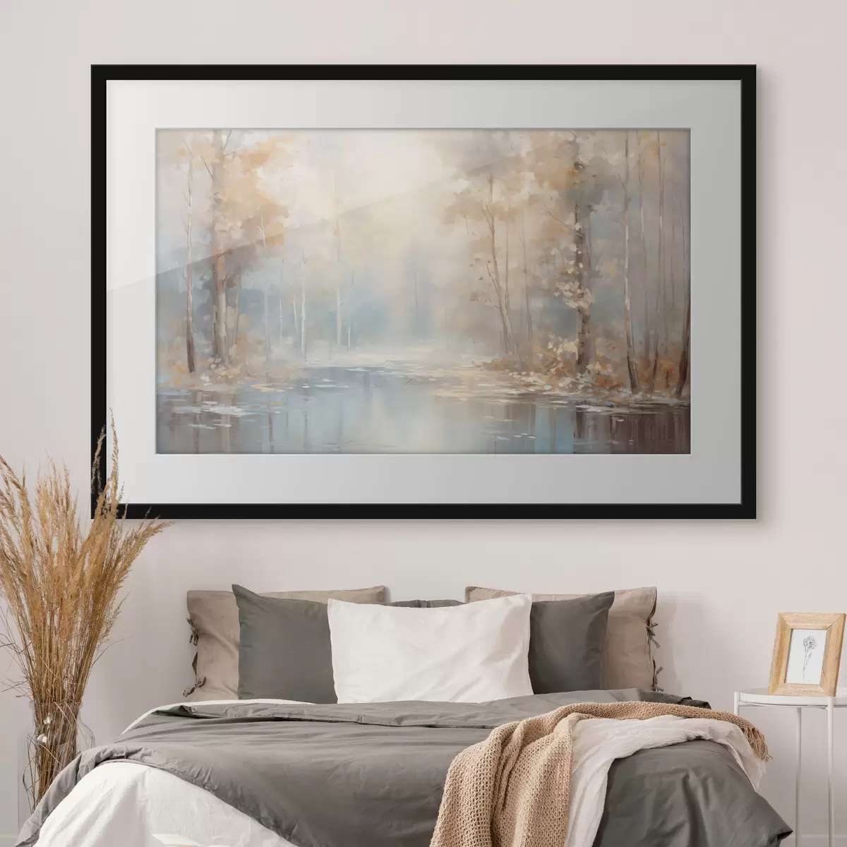 Poster Brume d’automne sur la rivière f43167