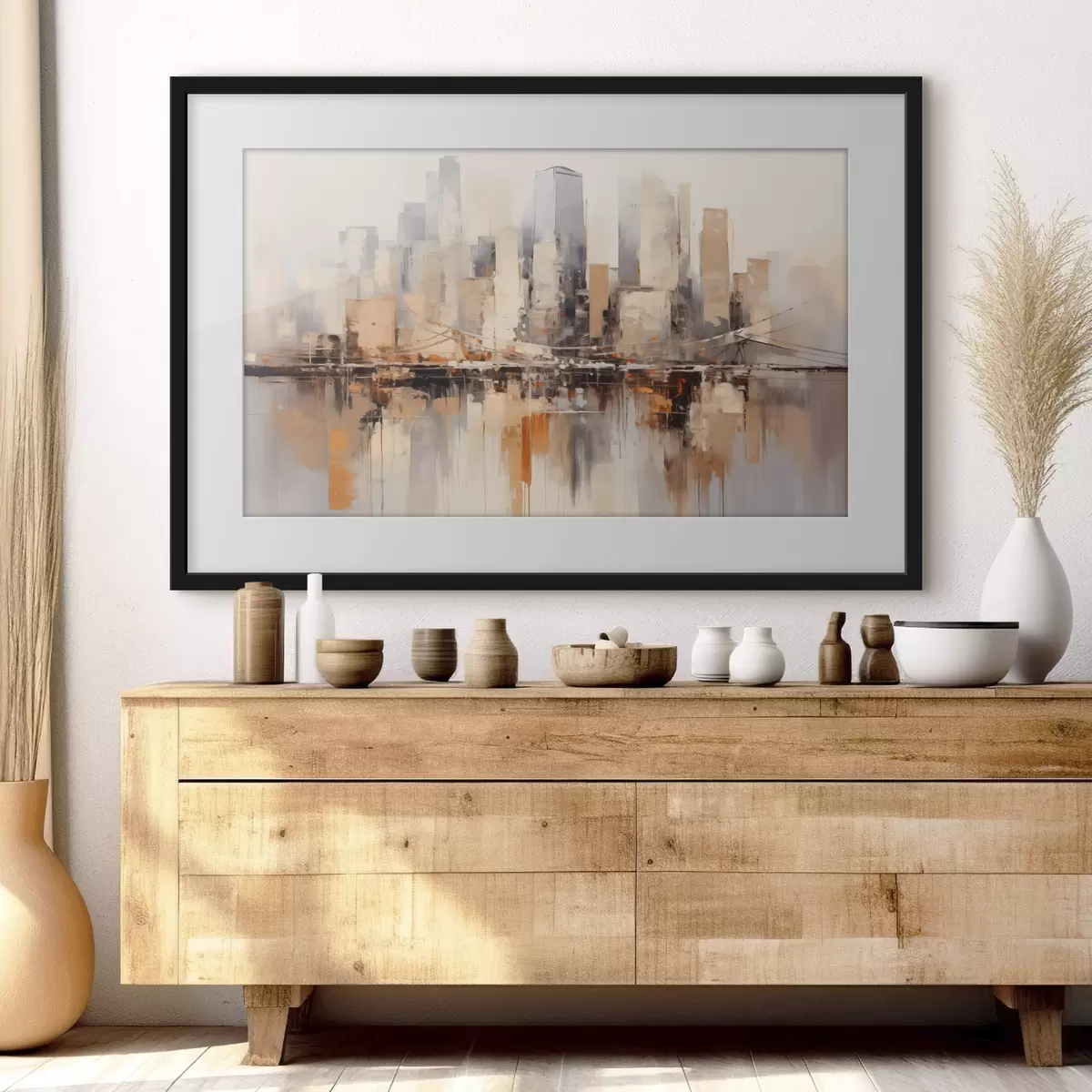 Poster Ville de l’autre côté de l’eau f43168