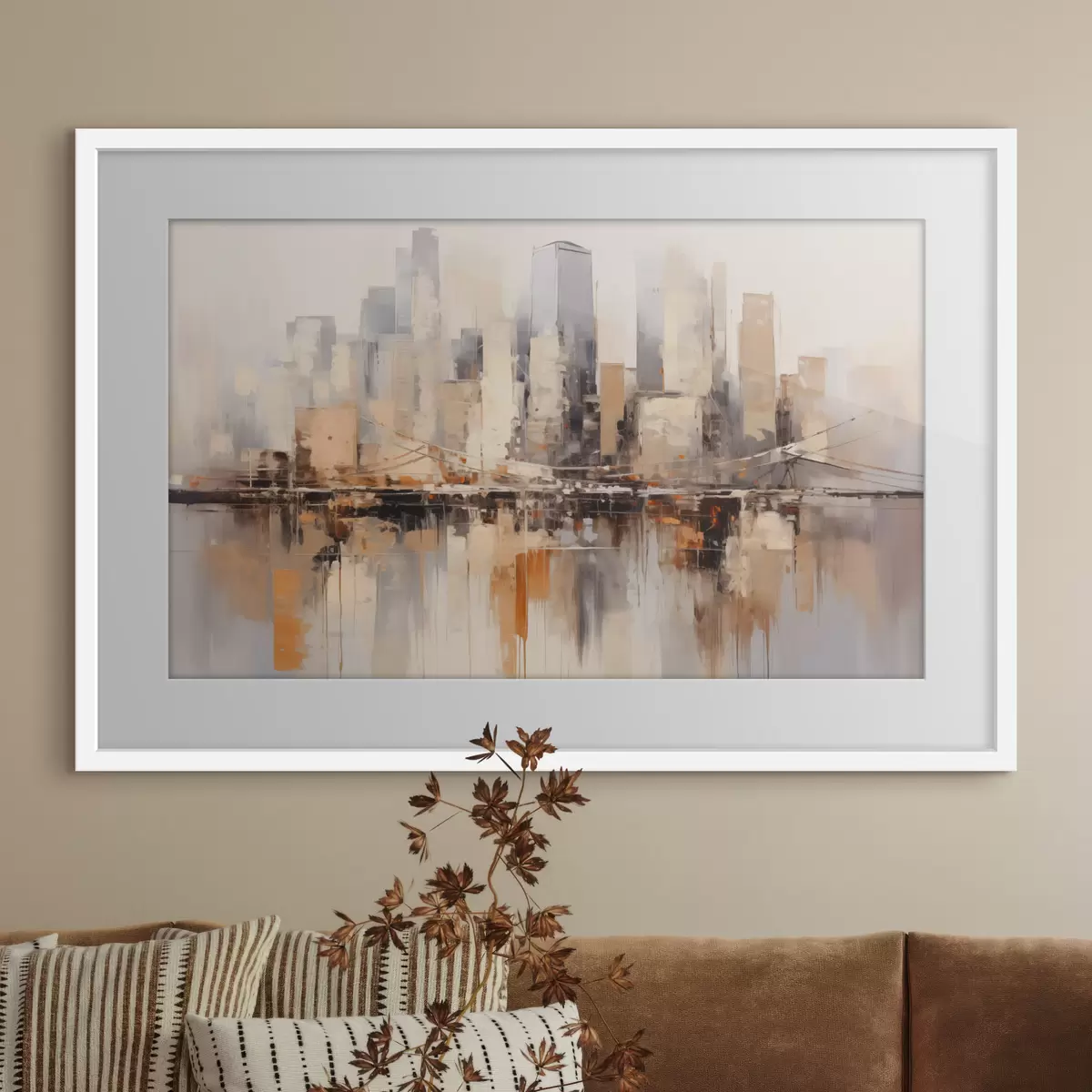 Poster Ville de l’autre côté de l’eau f43168