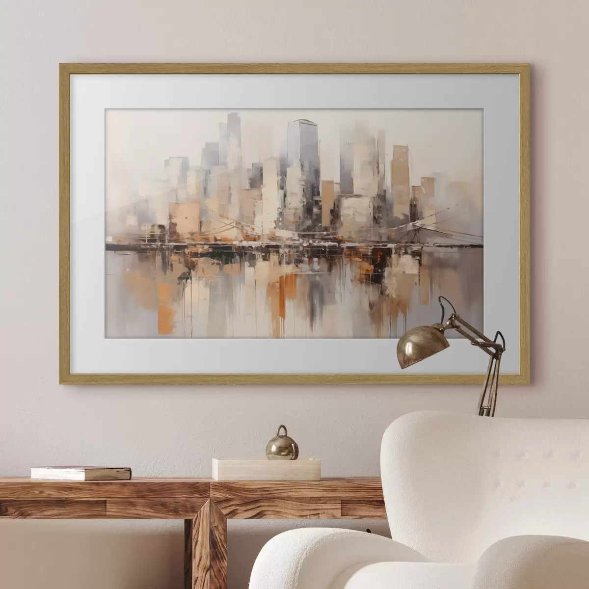 Poster Ville de l’autre côté de l’eau f43168