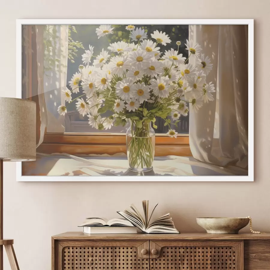 Papier peint Marguerites à la fenêtre f43171