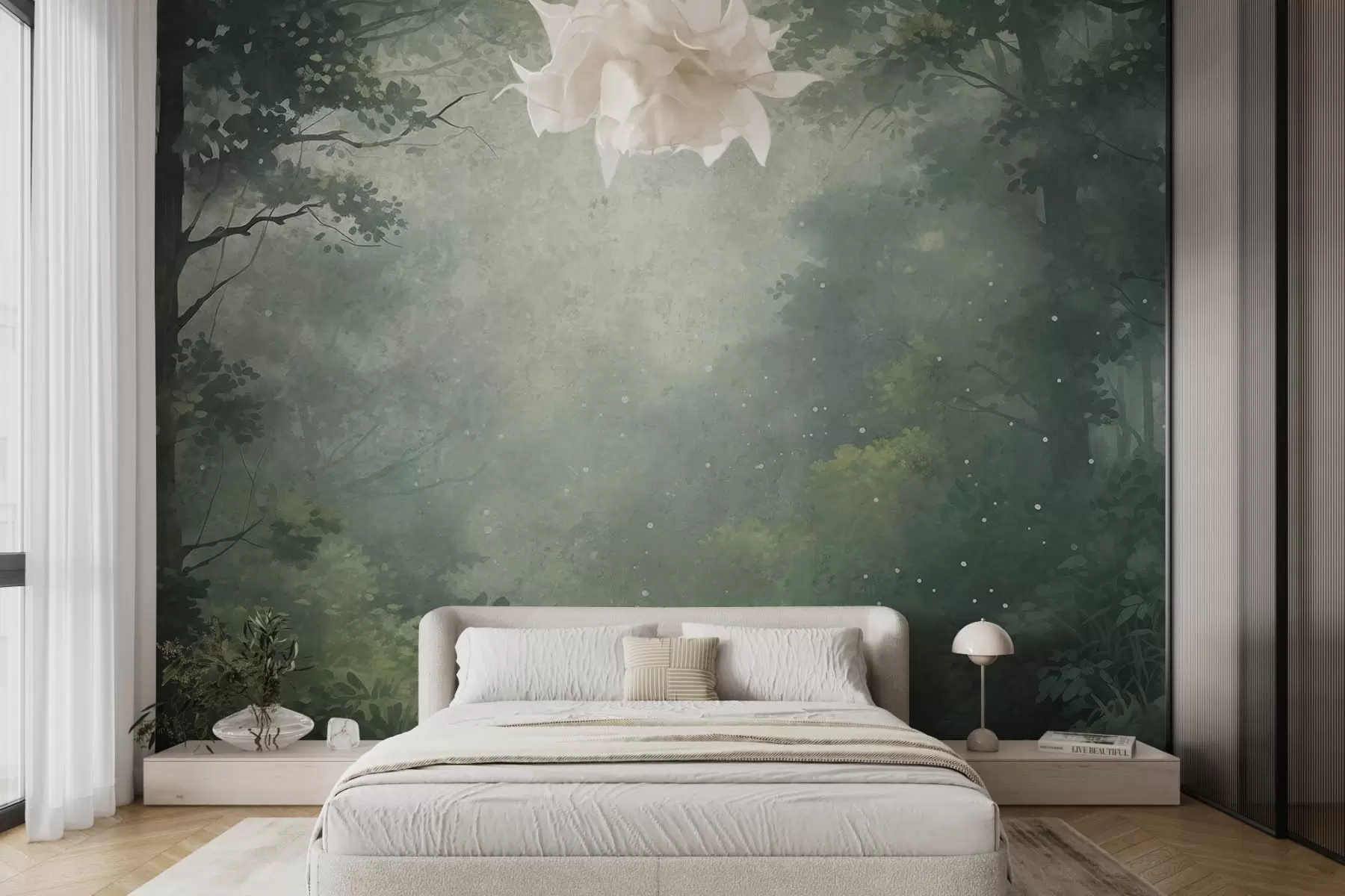 Papier peint Forêt de fées w08861v1