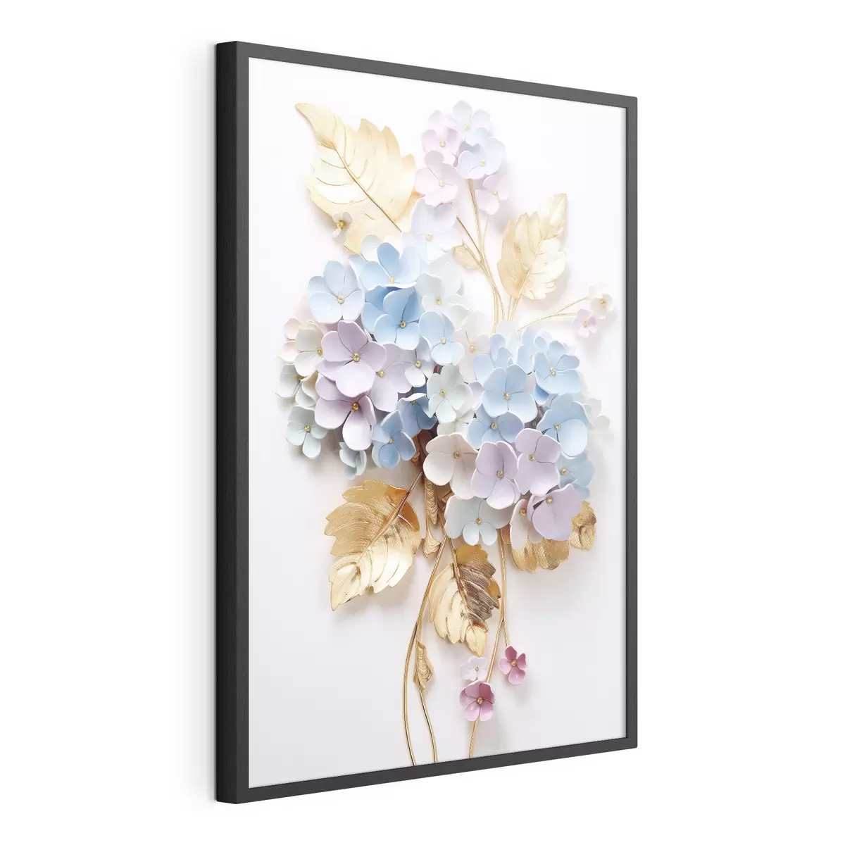 Poster Branches tendres d'hortensia f43122