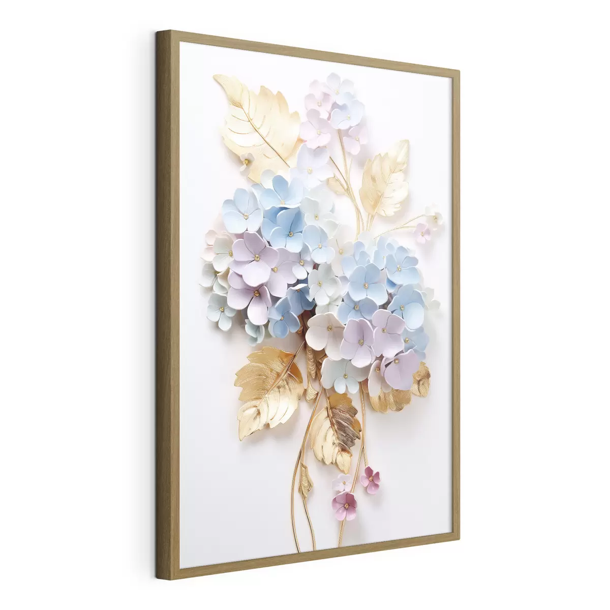 Poster Branches tendres d'hortensia f43122