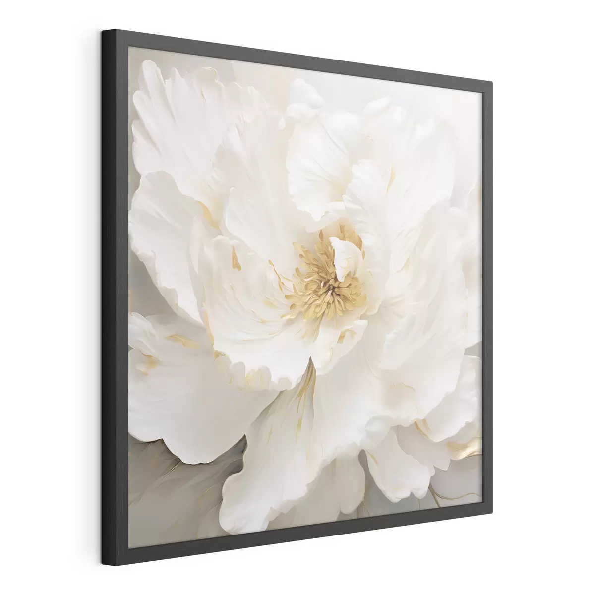 Poster Grande fleur blanche f43126