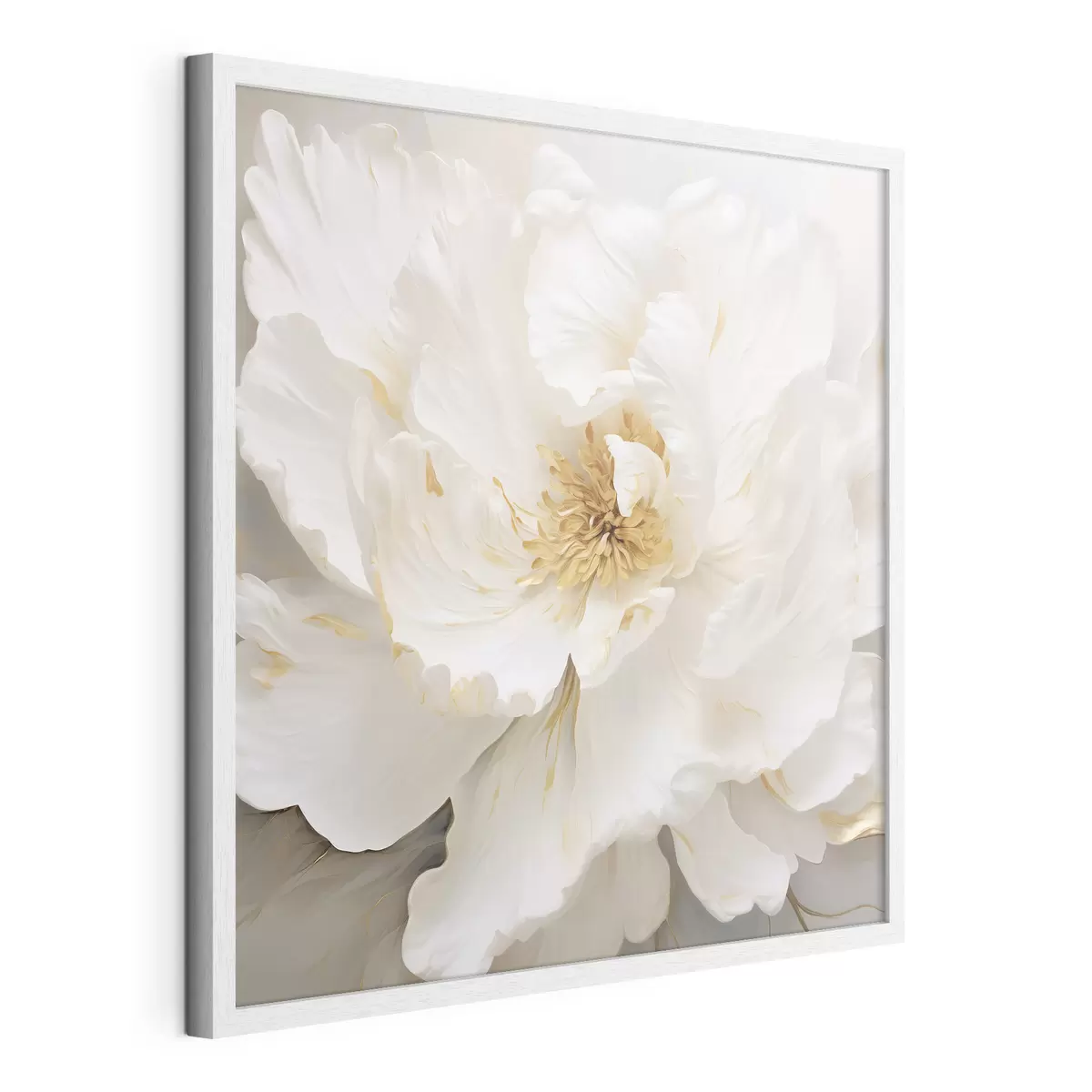 Poster Grande fleur blanche f43126