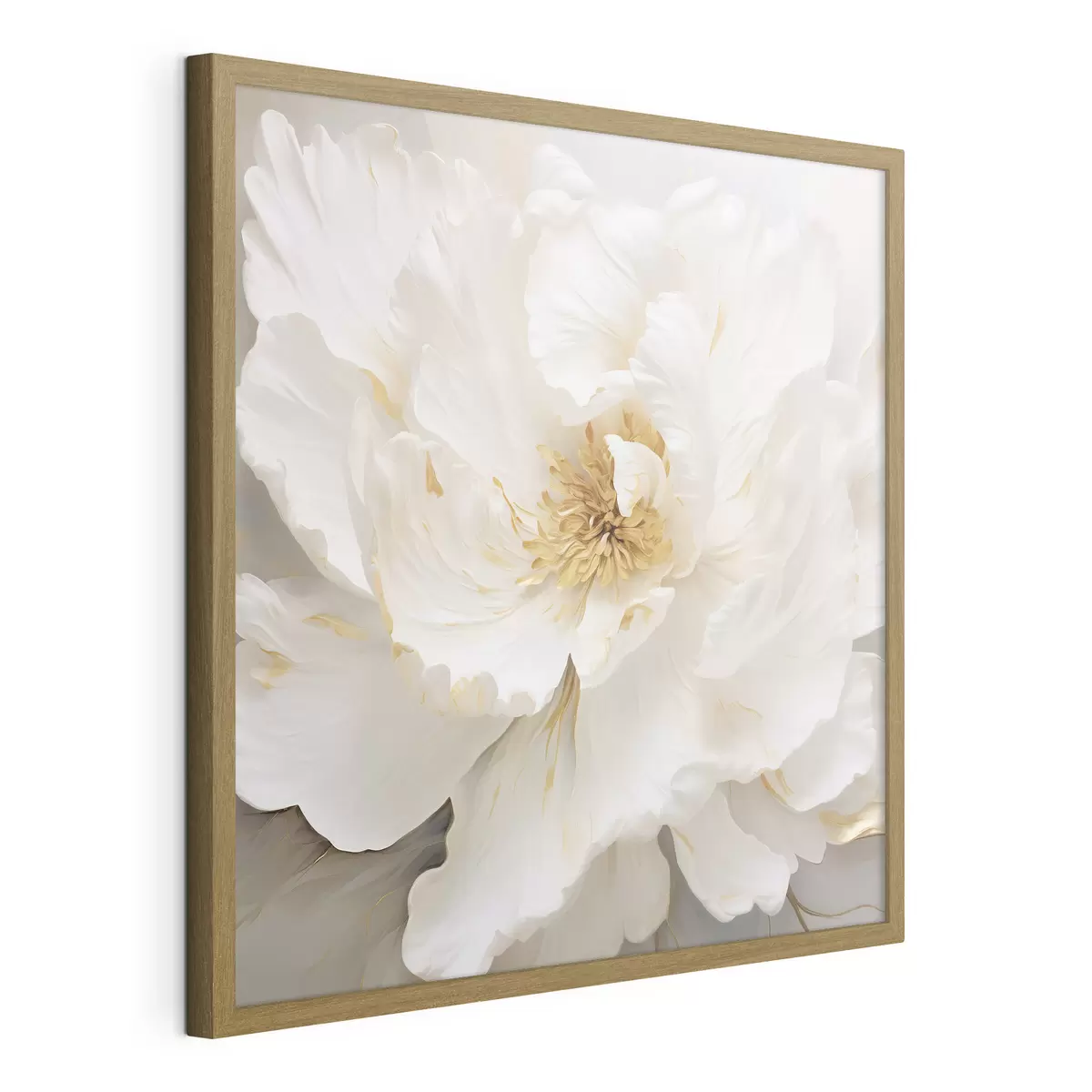 Poster Grande fleur blanche f43126