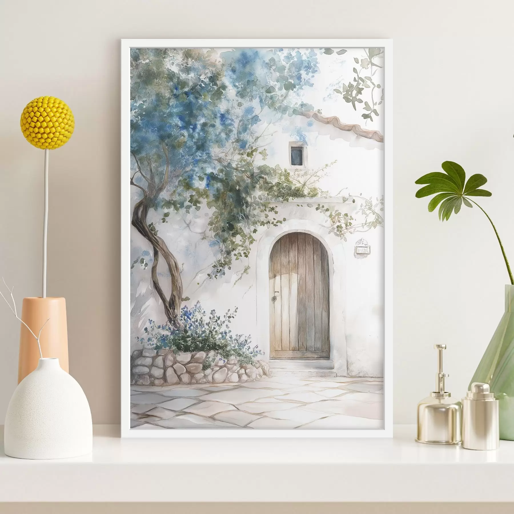 Papier peint Maison en fleurs f43179