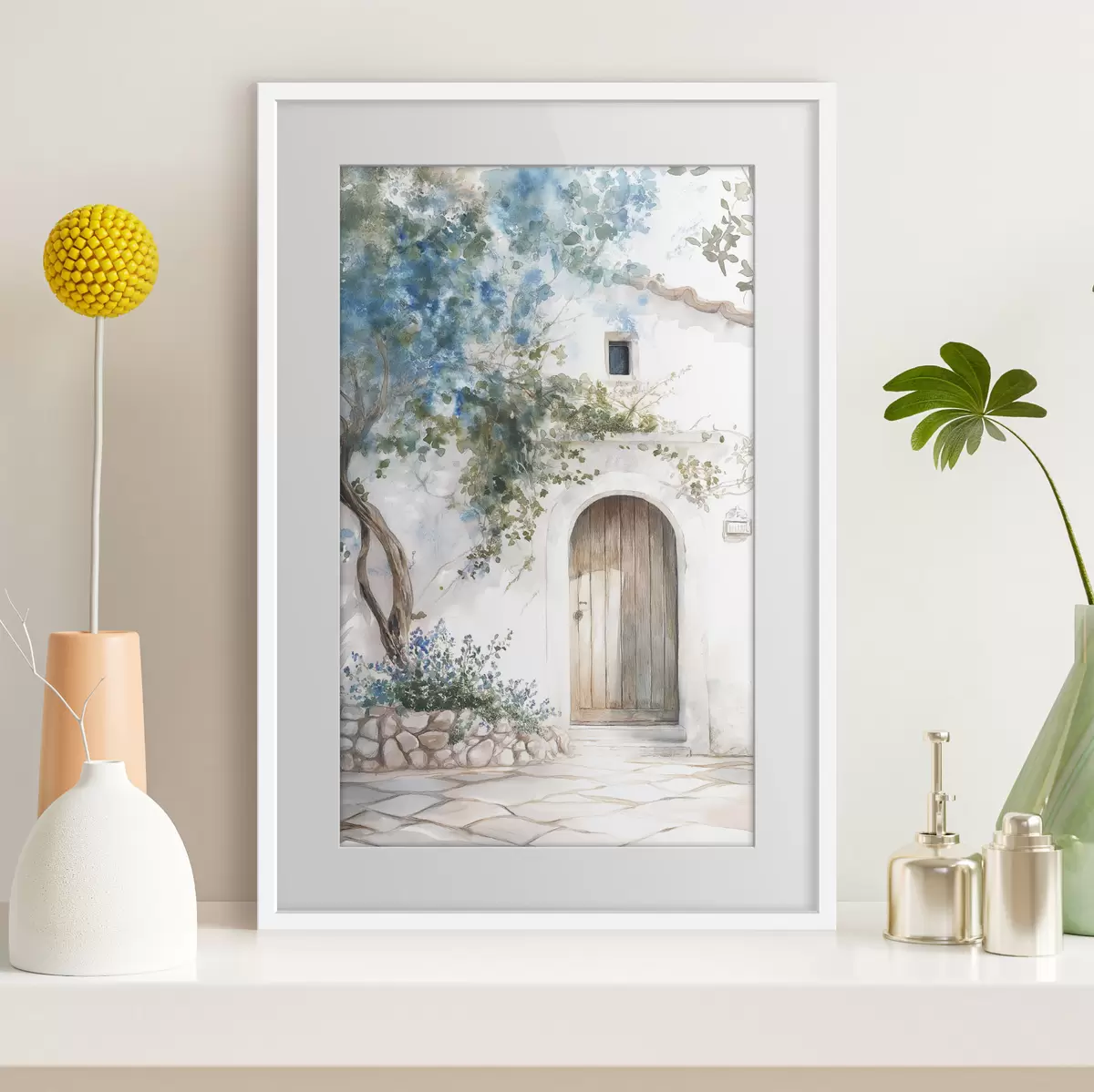 Poster Maison en fleurs f43179