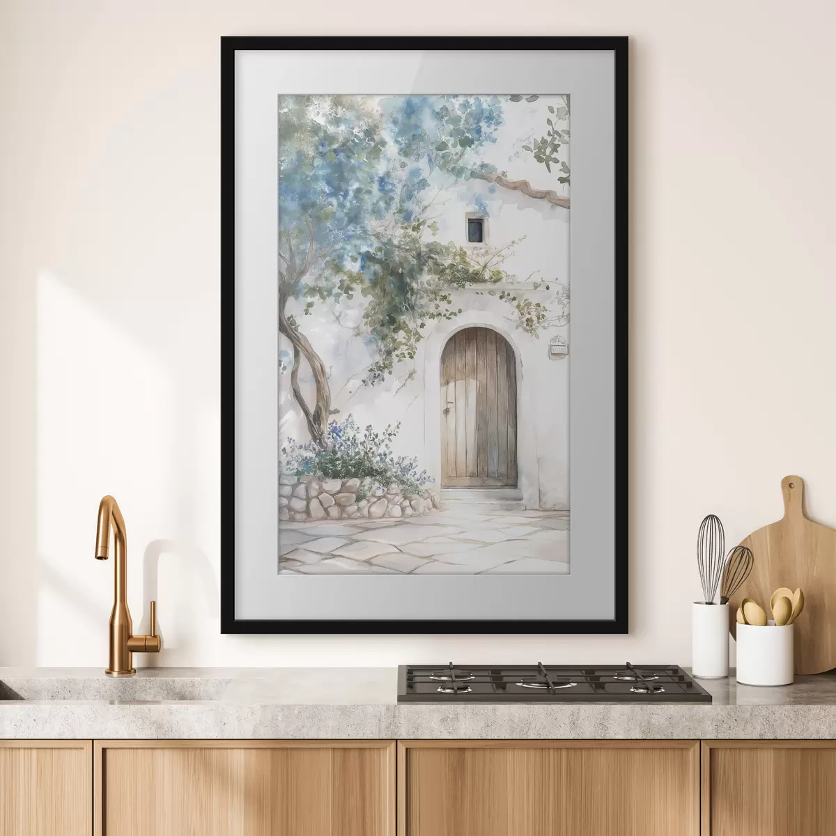 Poster Maison en fleurs f43179