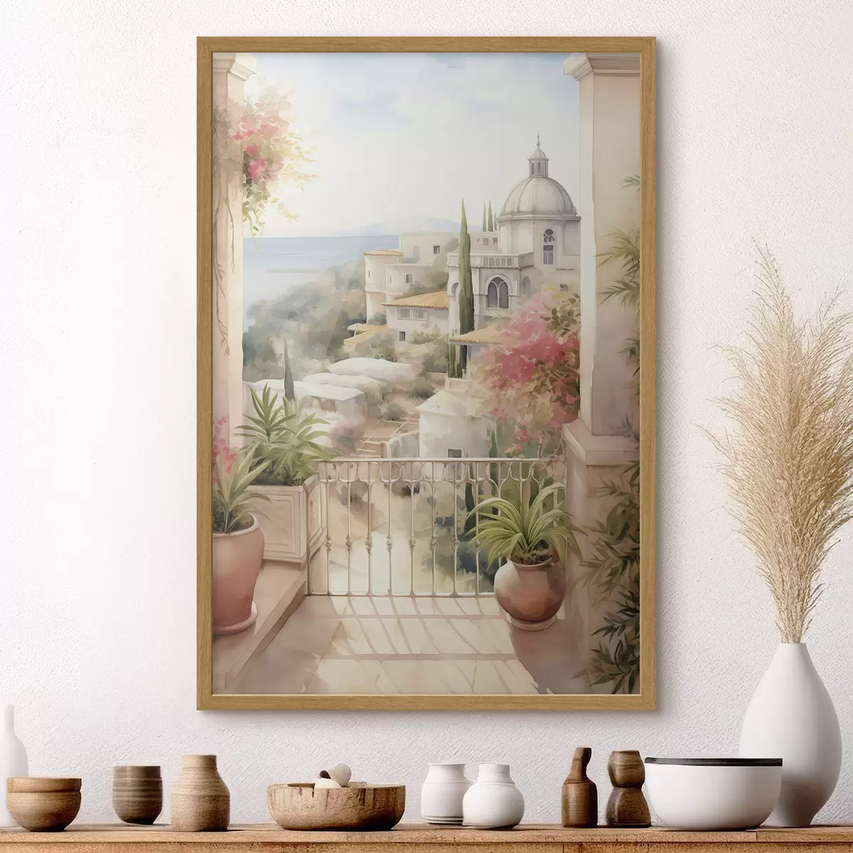Poster Paysage et toucher f43181