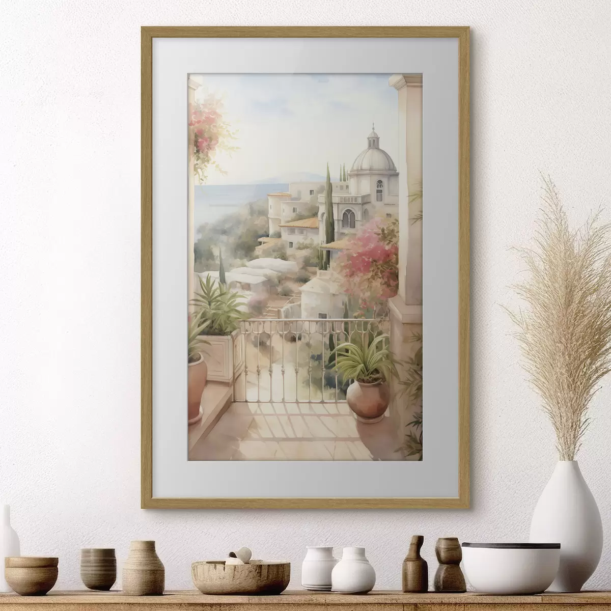 Poster Paysage et toucher f43181