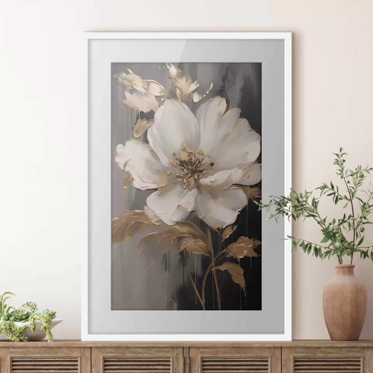 Poster Belle fleur légère f43207