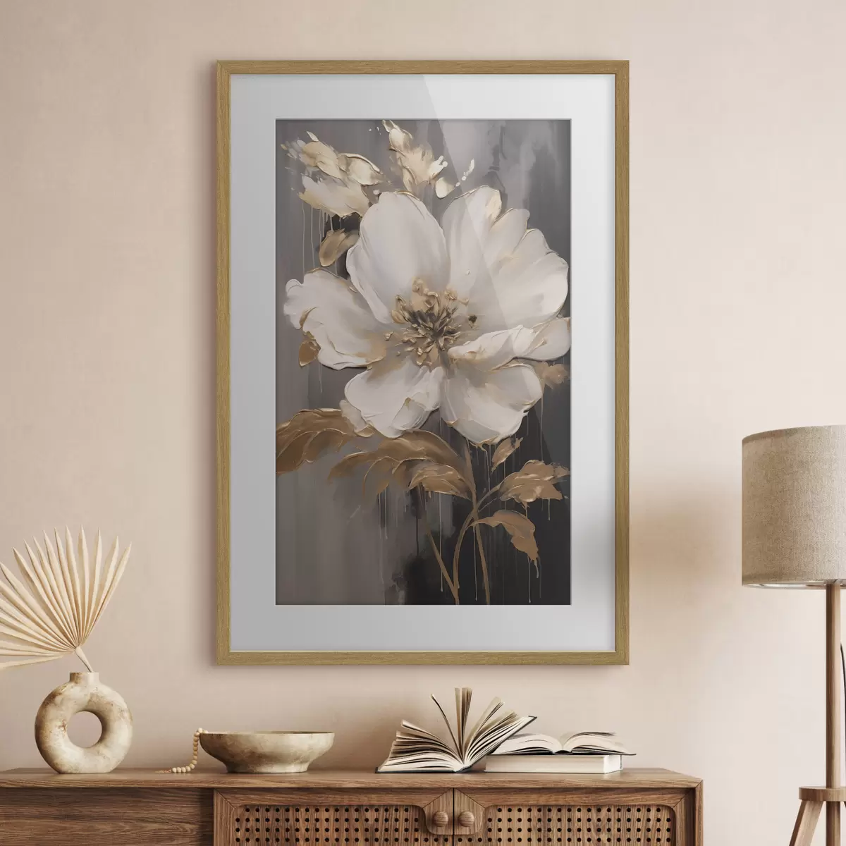 Poster Belle fleur légère f43207