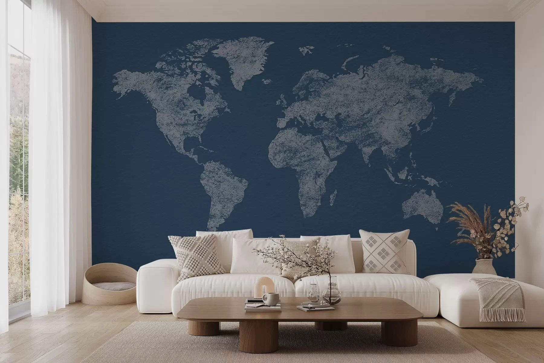 Papier peint Carte des textures du monde w03312v1