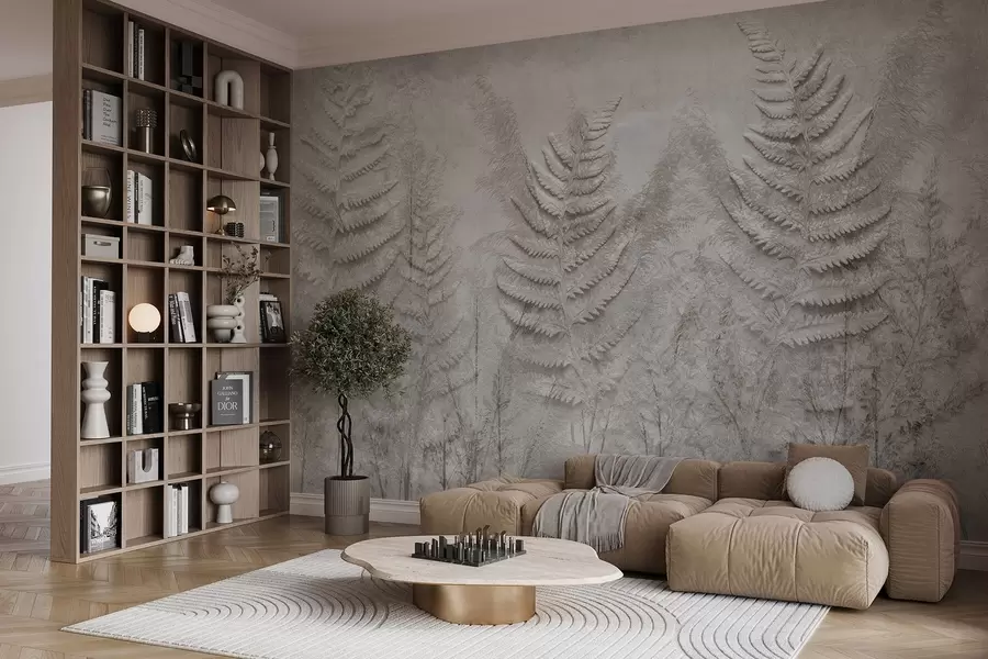 Papier peint Champ d'herbe millésimé w03316