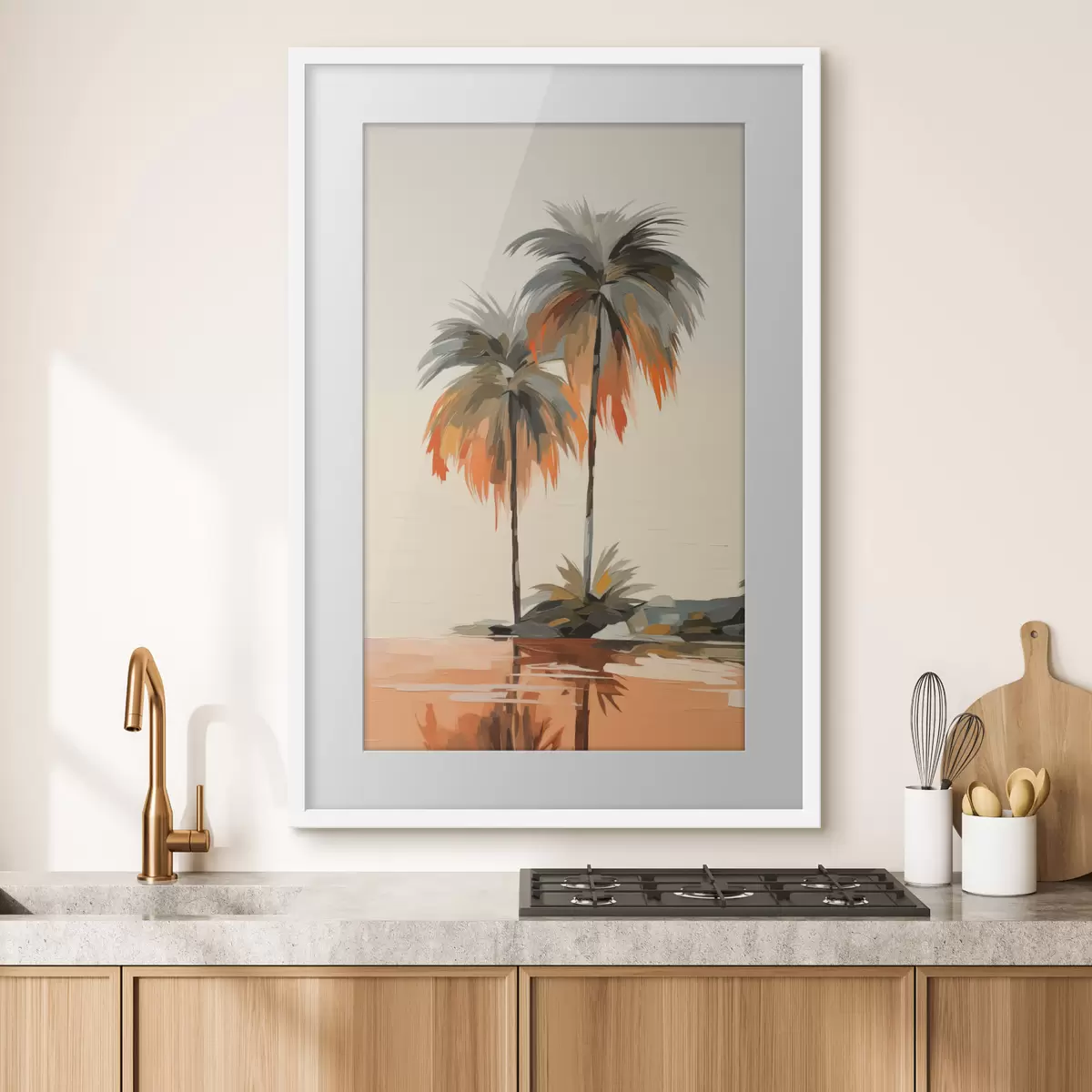 Poster Palmes et souvenir f43230
