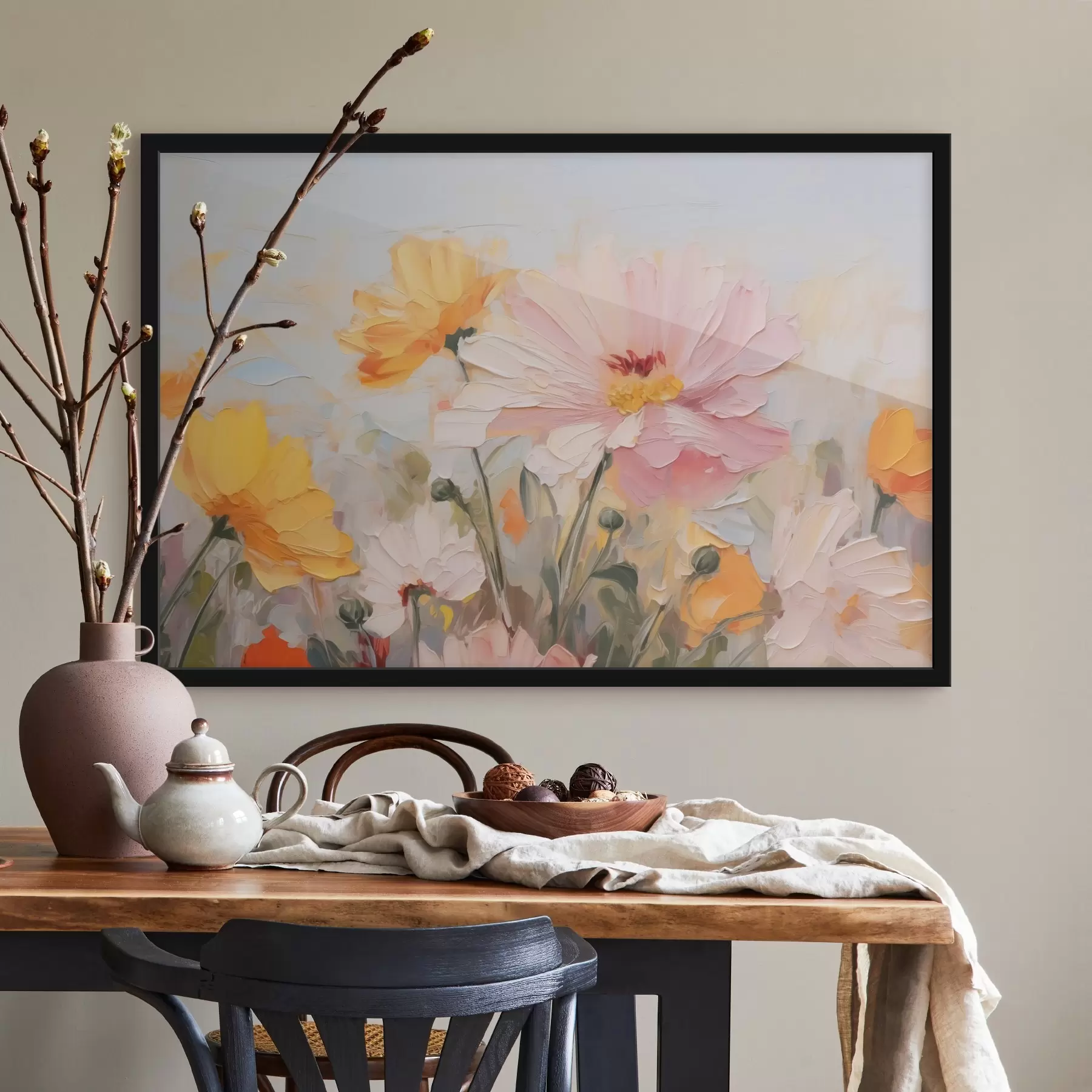 Papier peint Fleurs abstraites lumineuses f43232
