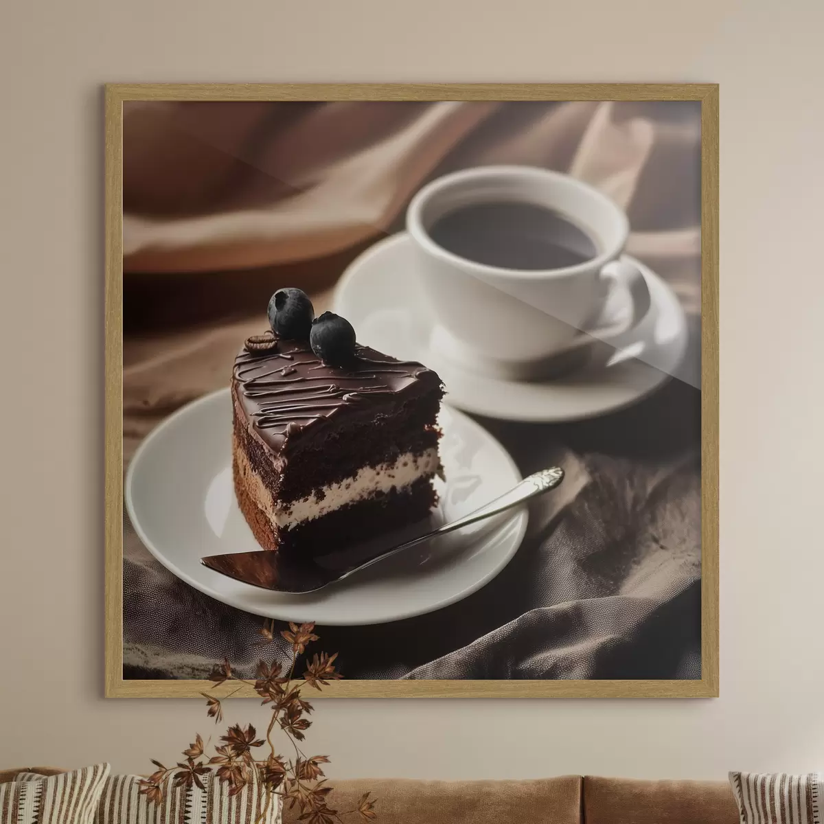 Poster Café et gâteau f43294