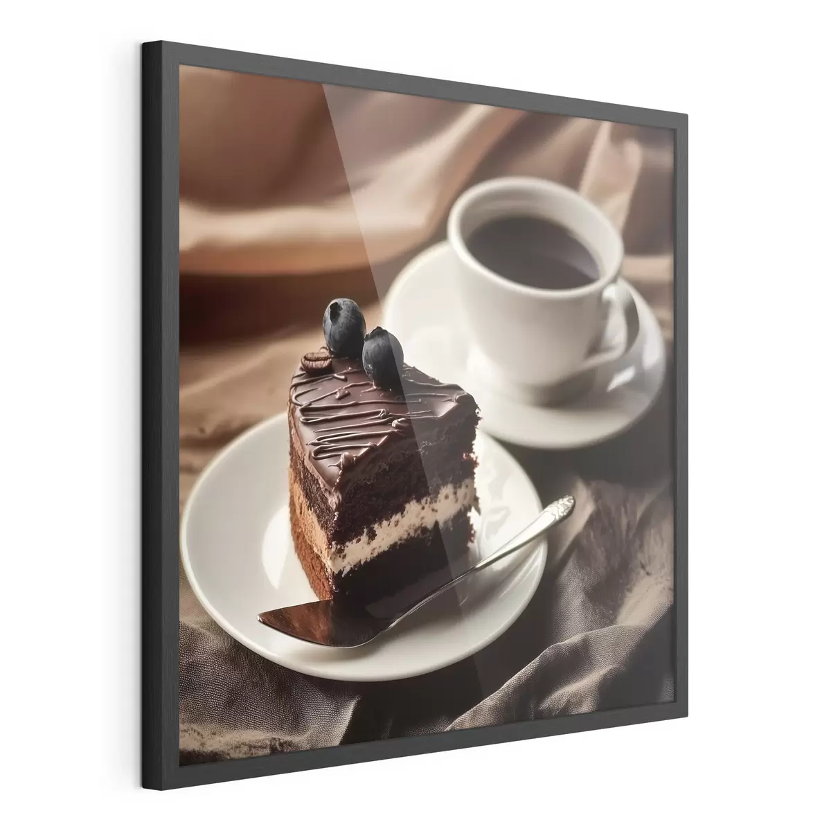 Poster Café et gâteau f43294
