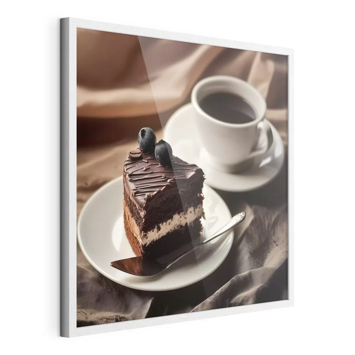 Poster Café et gâteau f43294
