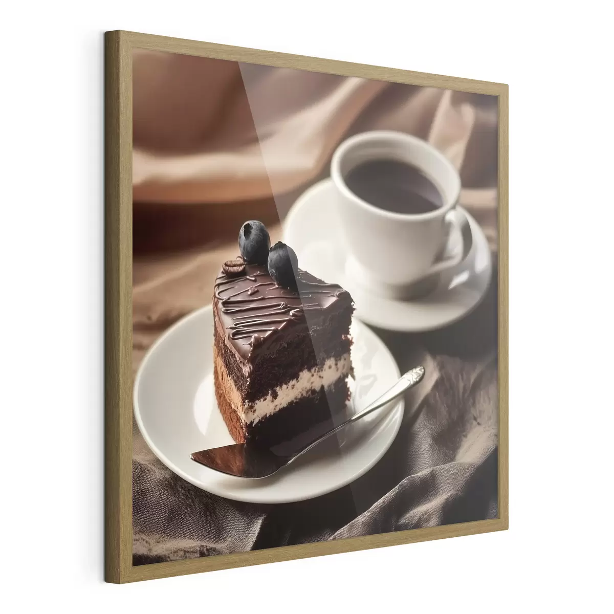 Poster Café et gâteau f43294