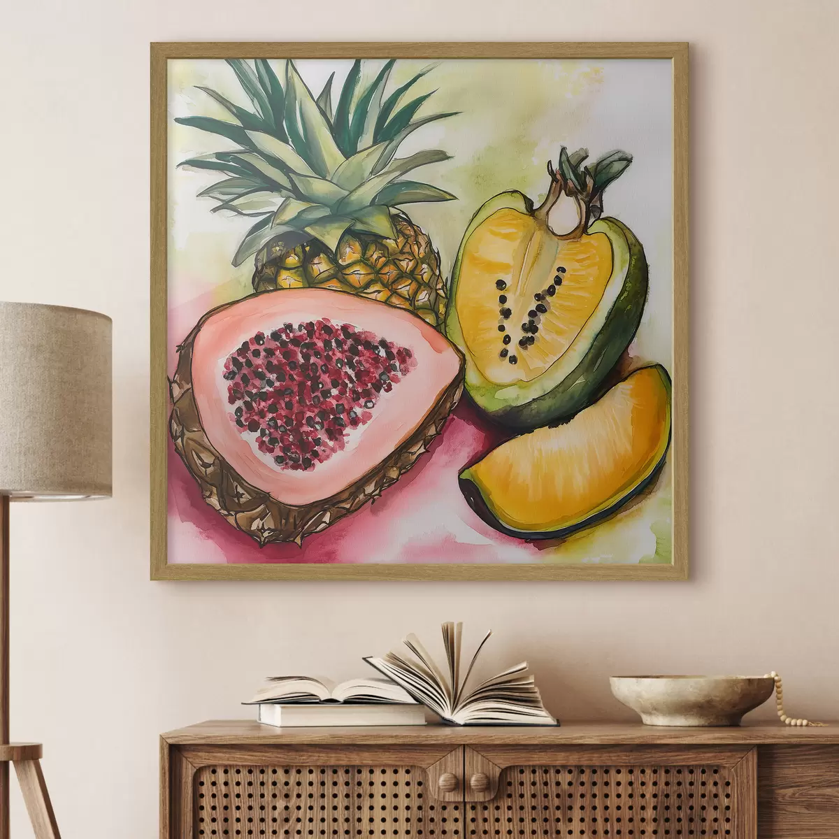 Poster Fruits tropicaux f43303