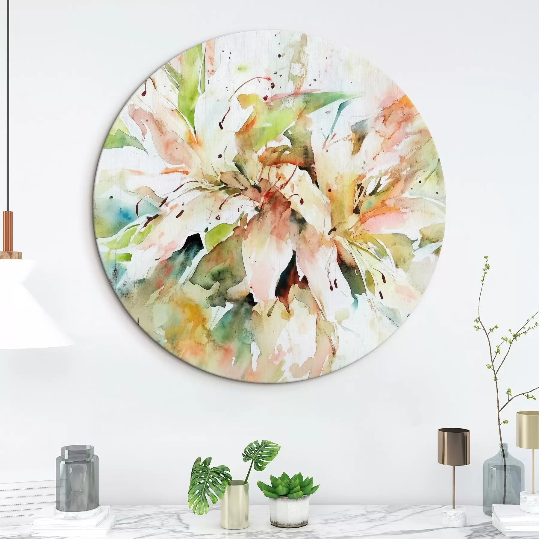 Tableau Dessin abstrait de fleurs r43298