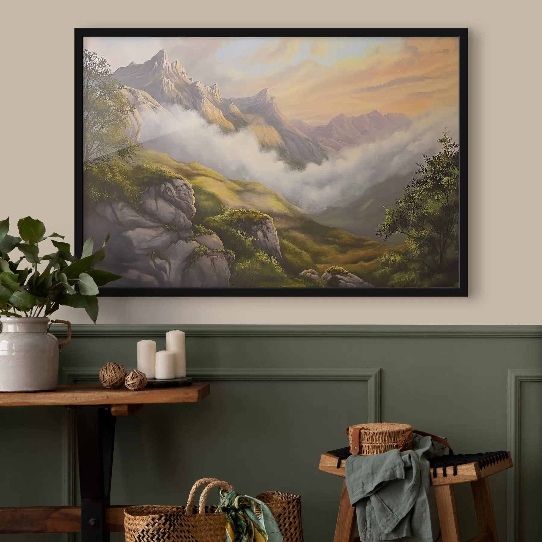 Papier peint Paysage de montagne f43302