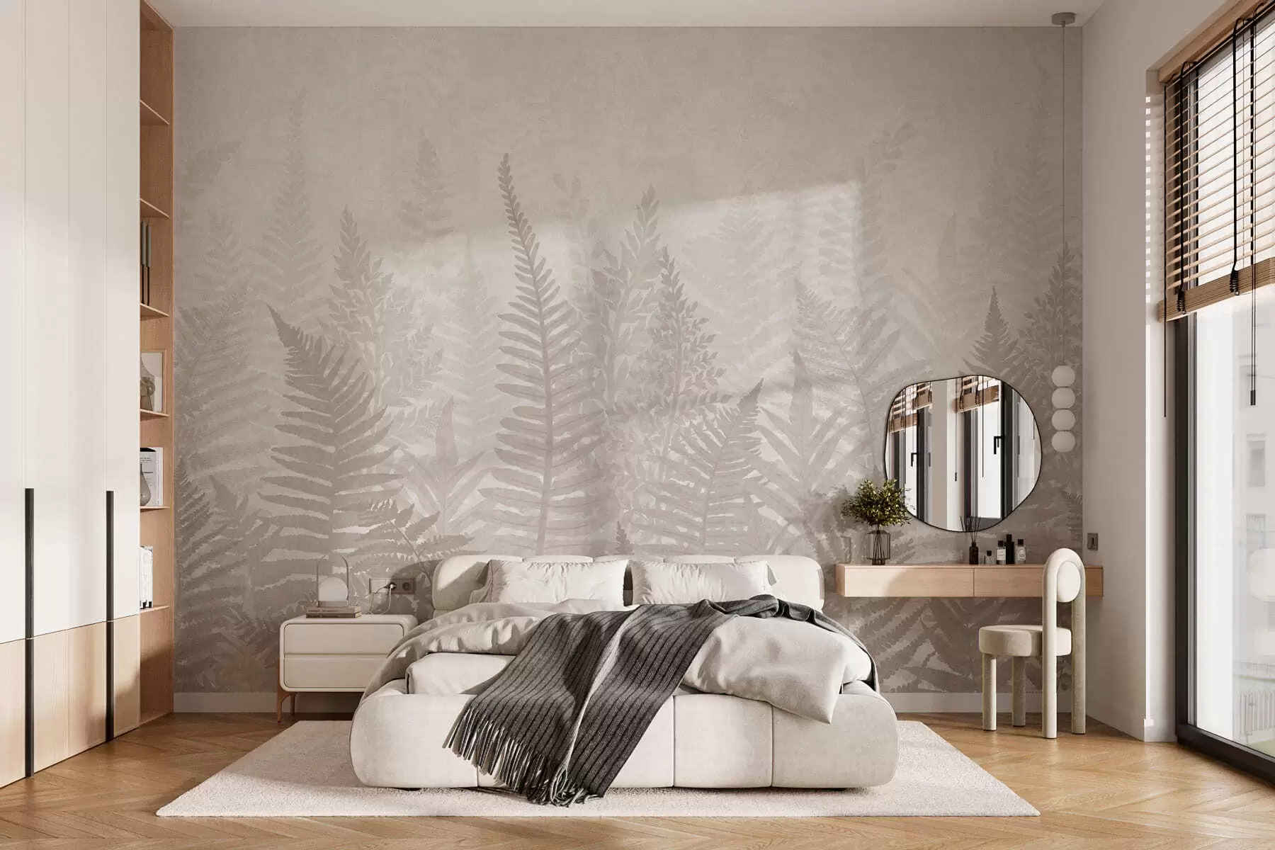 Papier peint Plante de fougère Tendance w03402v1