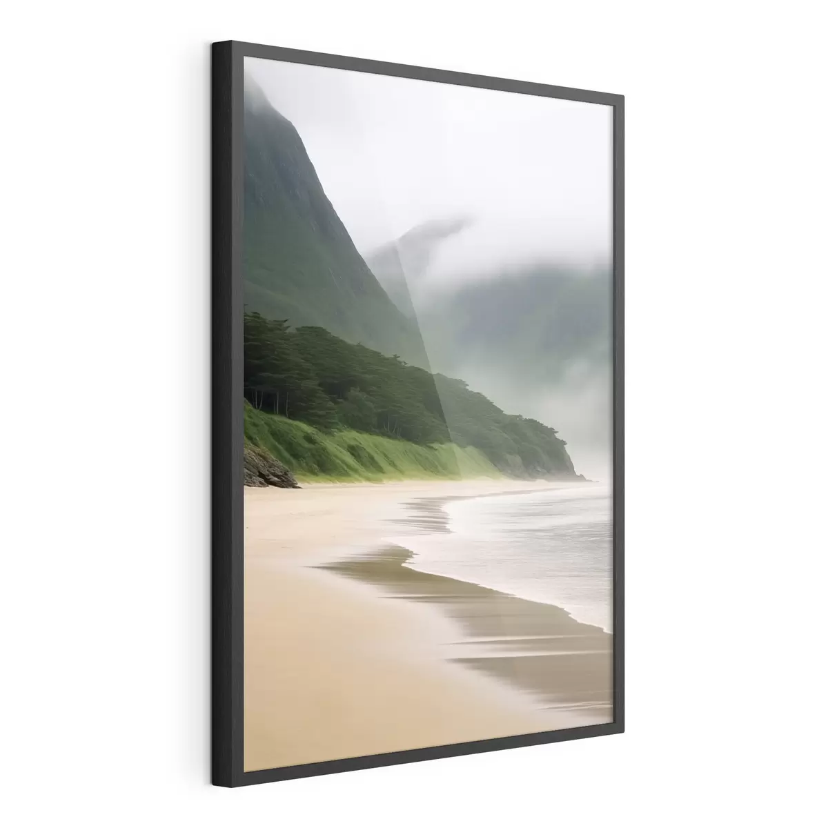 Poster Rivage dans la brume f43271