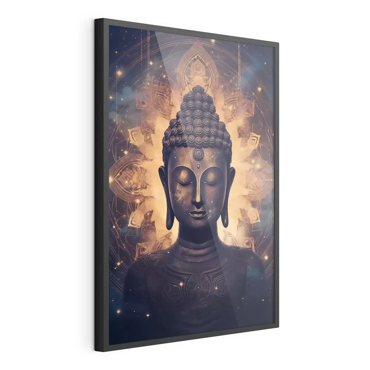 Poster Bouddha dans le rayonnement de l'énergie f43276