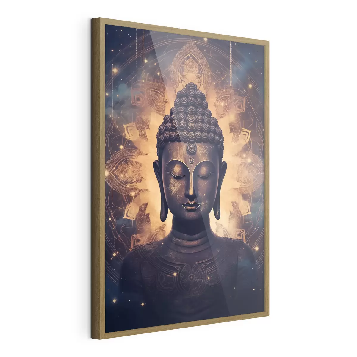 Poster Bouddha dans le rayonnement de l'énergie f43276