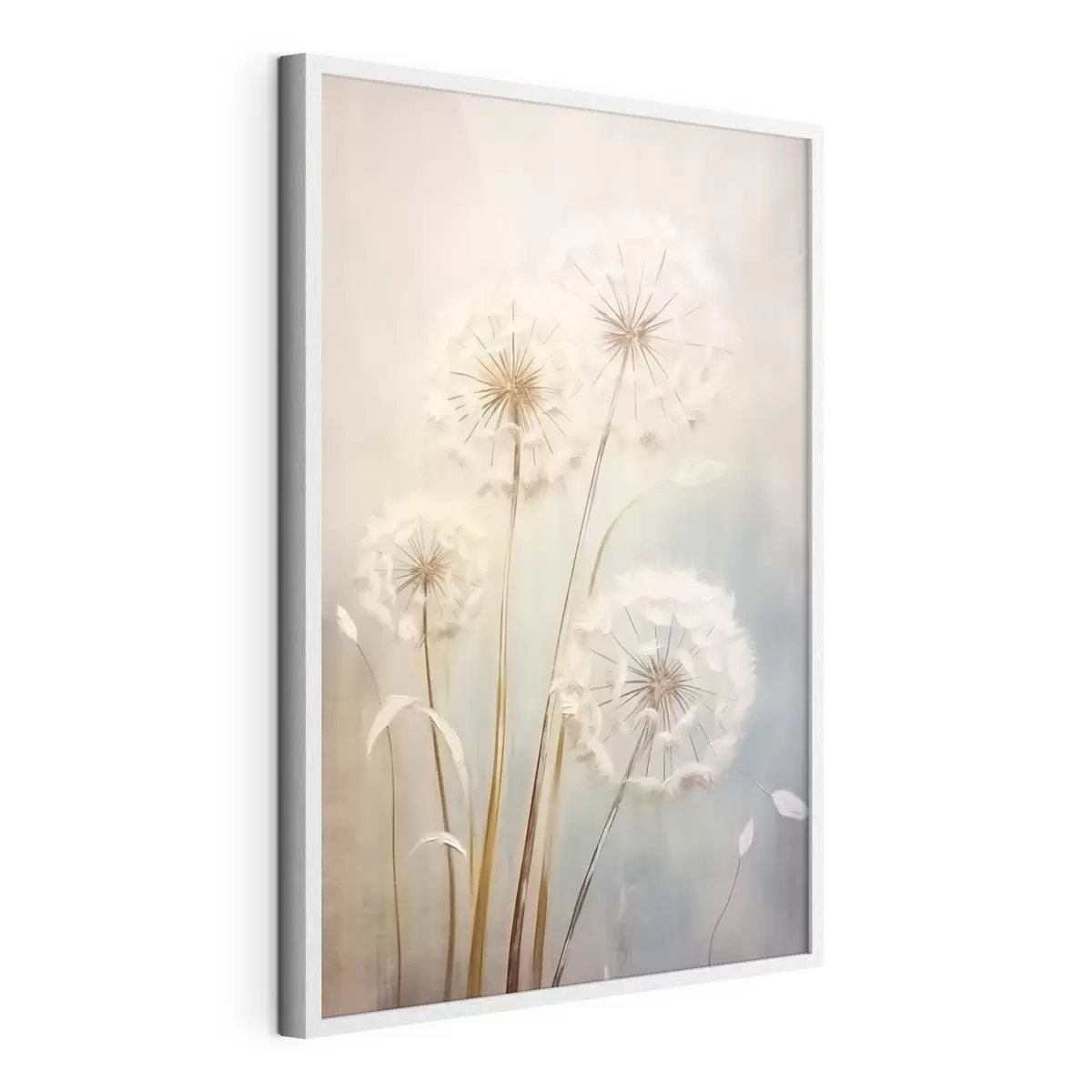 Poster Pissenlits délicats sur fond pastel f43279
