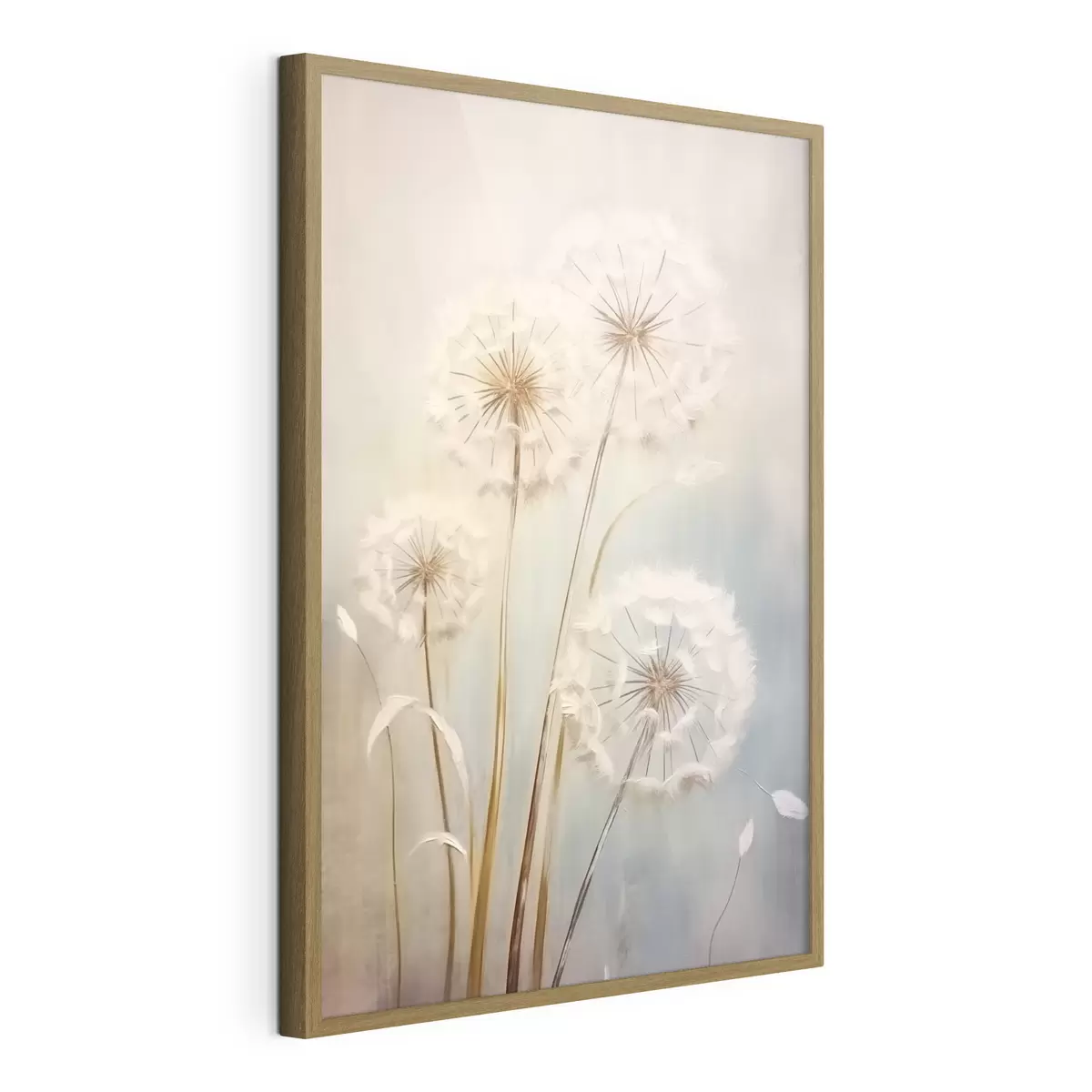 Poster Pissenlits délicats sur fond pastel f43279